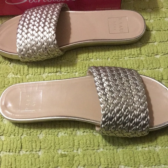 Kaari light gold sandals - Picture 3 of 6